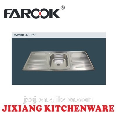 JZ-327 120x50 export Iraq stainless steel kitchen sink made in china